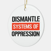 弾圧の制度を取り除く セラミックオーナメント (左)