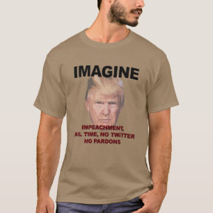 弾想像撃、刑務所、ツイッター禁止、恩赦なし Tシャツ