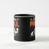 弾球遊技弾球遊技者デザイン マグカップ (中央)