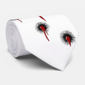 弾痕のネクタイのタイ ネクタイ (ロール)