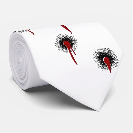 弾痕のネクタイのタイ ネクタイ (ロール)