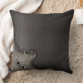 弾痕の背景が付いている金属 クッション (ブランケット)