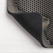 弾痕の背景が付いている金属 マウスパッド (コーナー)