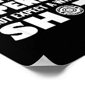 弾薬は高価です 警告射撃は期待しないでください ポスター (角)