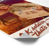 弾薬を渡す ポスター (角)