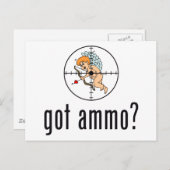 弾薬得は？(アンチバレンタインデー) シーズンポストカード (正面/裏面)