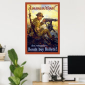 弾薬!~ヴィンテージ大戦1 ポスター (ホームオフィス)