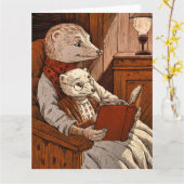 弾読は本だ カード (黄色い花)