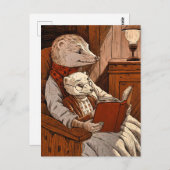 弾読は本だ ポストカード (正面/裏面)