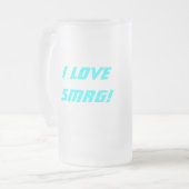 弾道Bruiserzによって曇らされるマグ フロストグラスビールジョッキ (正面左)