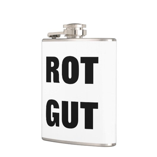 当たり前 – 腐った腸 フラスク (左)