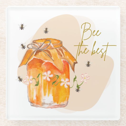 当てにな最高のる ガラスコースター (正面)