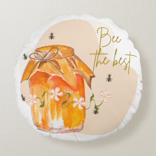 当てにな最高のる ラウンドクッション (正面)