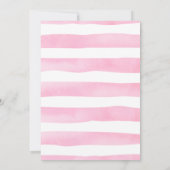 当てクイズゲーム ベビーシャワー テディベア カード (裏面)