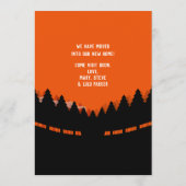 当エリアの新住所発表 招待状 (裏面)