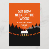 当エリアの新住所発表 招待状 (正面)