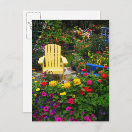 当ガーデンのサマミッシュの庭のデザイン ポストカード (正面/裏面)