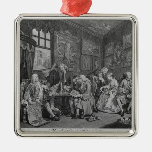 当世風の結婚 メタルオーナメント (正面)