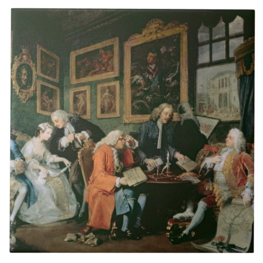 当世風の結婚: I -結婚解決、c タイル (正面)