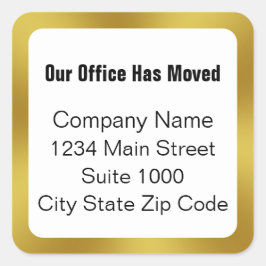 当事務所が白黒金ゴールド事業を移転 スクエアシール