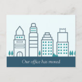 当事務所は新モダン住所を移転 案内ポストカード (正面)