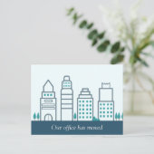 当事務所は新モダン住所を移転 案内ポストカード (スタンド正面)
