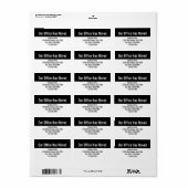 当事務所は白黒事業所の所在地を移転 ラベル (フルシート)