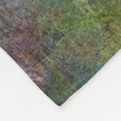 当惑のオーナメントの人 + あなたの背景 フリースブランケット (角)