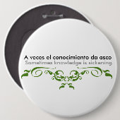 当惑のランナーボタン 缶バッジ (正面&裏面)