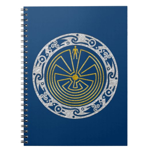 当惑の人-金ゴールドの銀を飾って下さい ノートブック (正面)