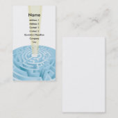 当惑の名刺の背景のデザイン 名刺 (正面/裏面)