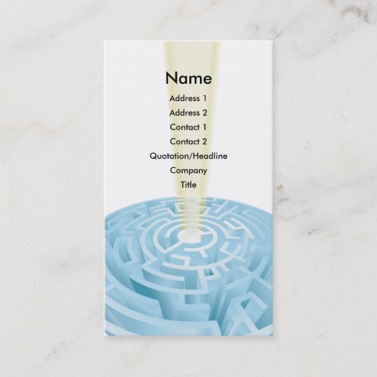 当惑の名刺の背景のデザイン 名刺 (正面)