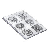 当惑、c.1900 (版木、銅版、版画) (b/wの写真) ノートブック (右側)