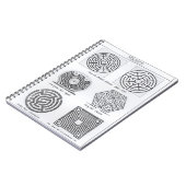 当惑、c.1900 (版木、銅版、版画) (b/wの写真) ノートブック (左側)