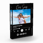 当日の音楽 ウェディング スキャン コード フォトブロック (左)