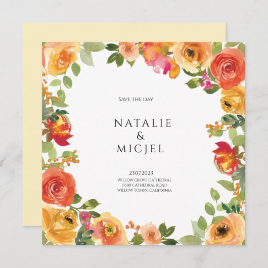 当日を救うカード サンキューカード (正面/裏面)