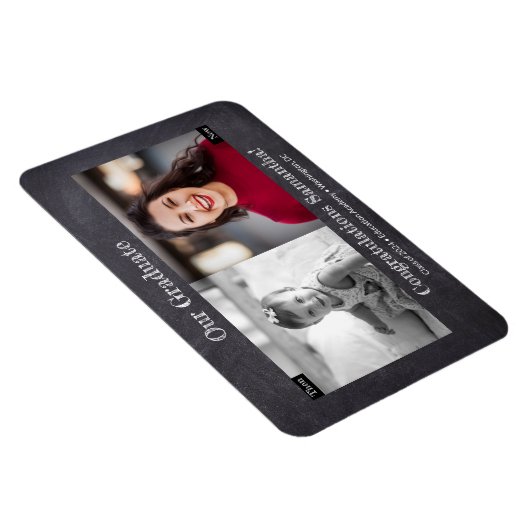 当時と現在 卒業写真 卒業 マグネット (右側)