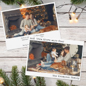 当時のミニマルなクリスマスは三人の家族だった シーズンカード