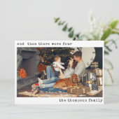 当時のミニマルなクリスマスは三人の家族だった シーズンカード (スタンド正面)