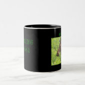 当歳のアメリカヘラジカのマグ ツートーンマグカップ (中央)