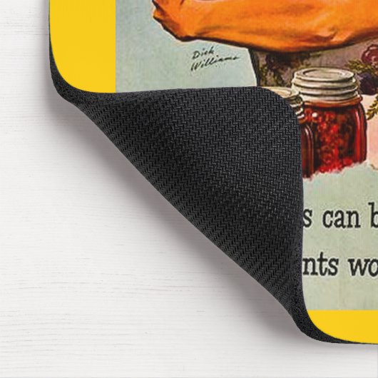 当然私はできます! ヴィンテージの第二次世界大戦 マウスパッド (コーナー)