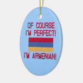 当然私は完全、私ですアルメニア語です! セラミックオーナメント (左)