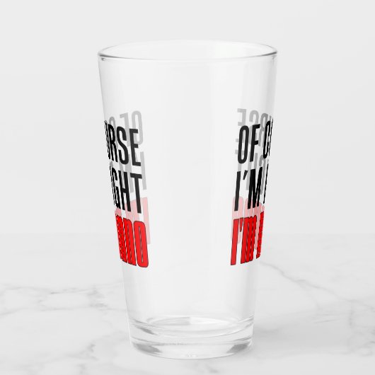 当然私は私がNonnoのイタリア人の祖父の権利です タンブラーグラス (右)