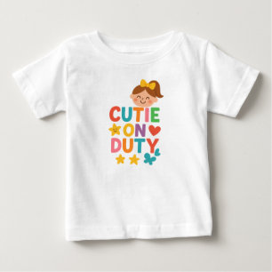 当番のキューティー ベビーTシャツ