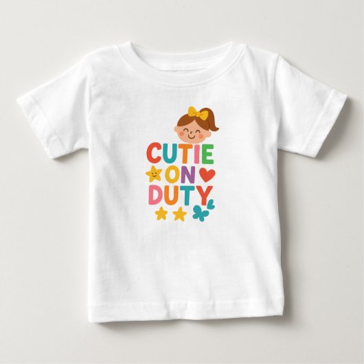 当番のキューティー ベビーTシャツ (正面)