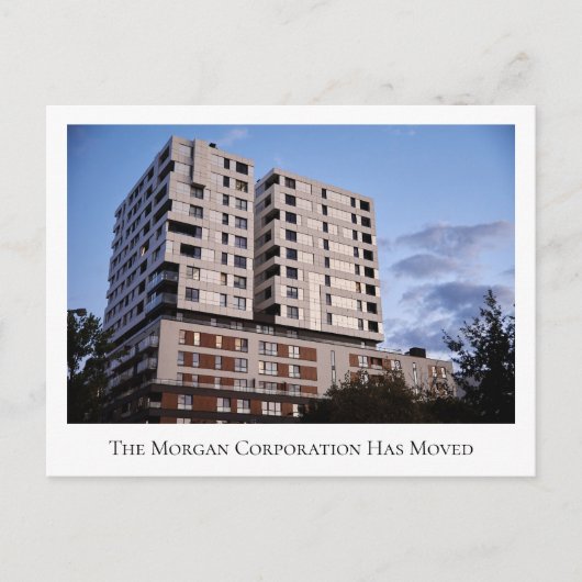 当社がオフィスカスタム建物写真を移動 ポストカード (正面)