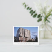 当社が建物写真カスタム移動を移転 名刺 (スタンド正面)