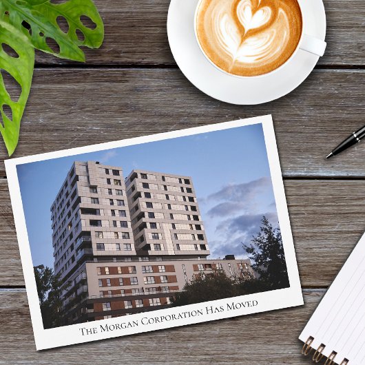 当社が建物写真カスタム移動を移転 案内状