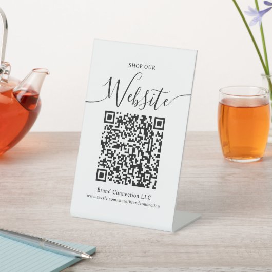 当社のウェブサイトを購入するQRコード事業会社名 台座サイン (インサイチュ)