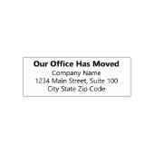 当社のオフィスが発表文字テンプレートを移動 セルフインキングスタンプ (デザイン)